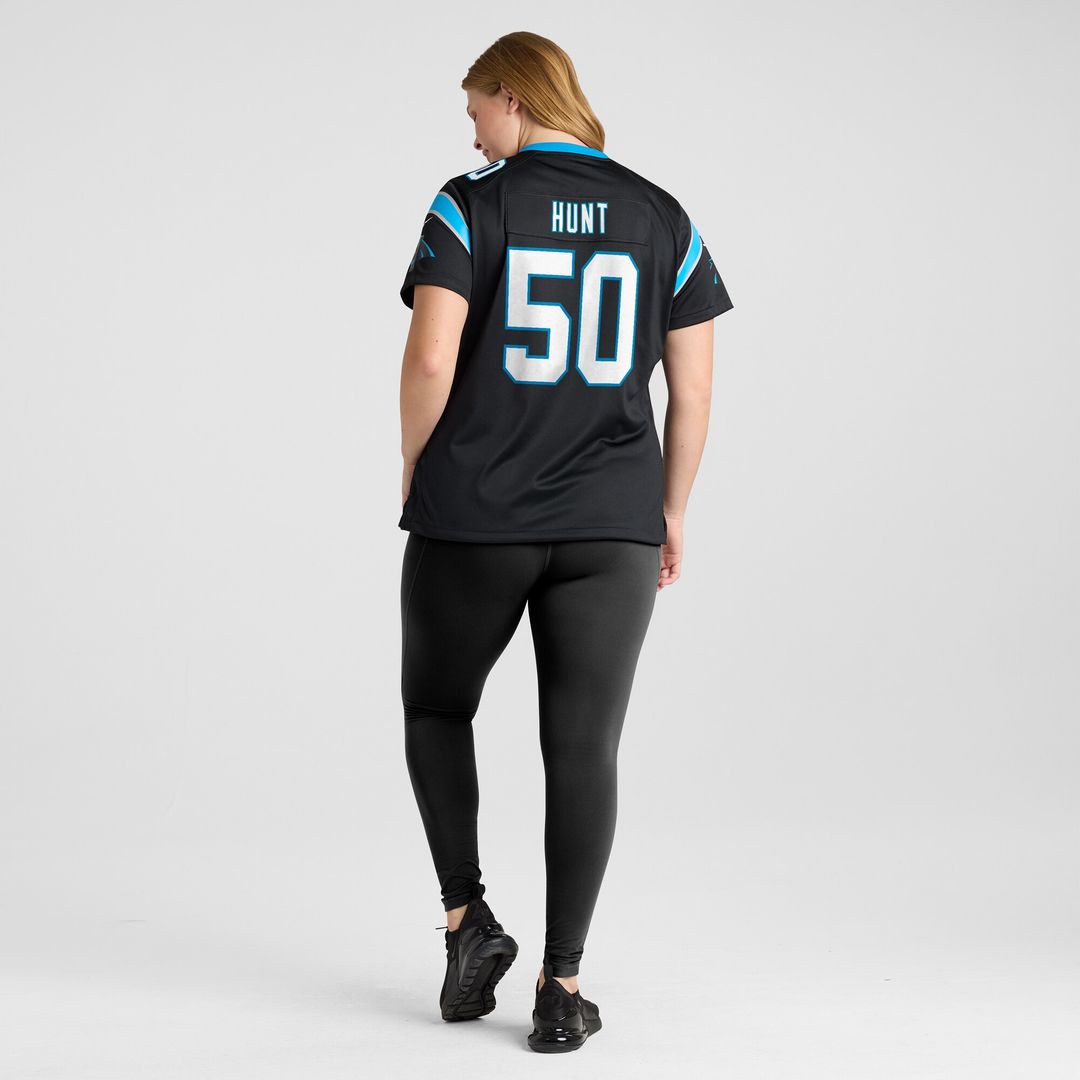 Robert Hunt Carolina Panthers Nike Women's Game Jersey - Black