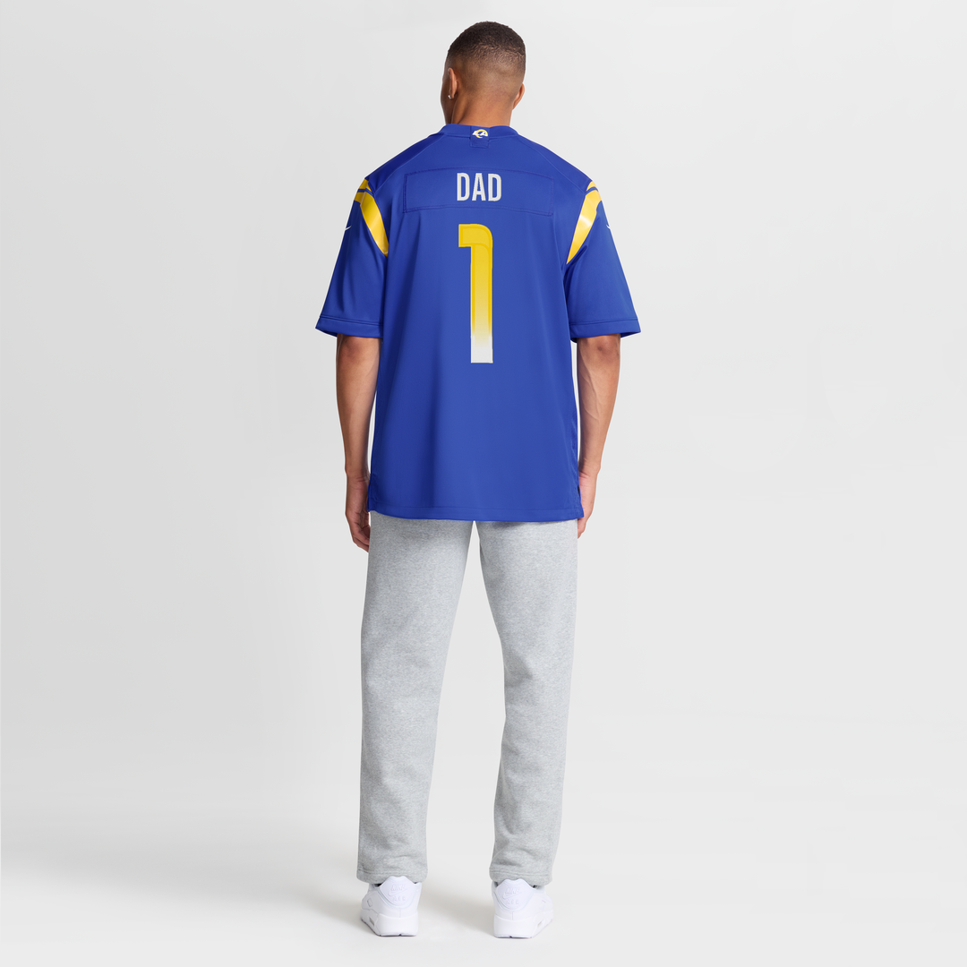 Number 1 Dad Los Angeles Rams Nike Game Jersey - Royal