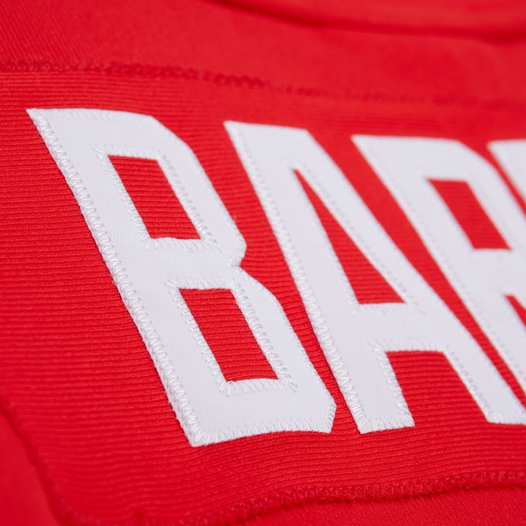 Tiki Barber New York Giants Mitchell & Ness 2004 Legacy Replica Jersey - Red