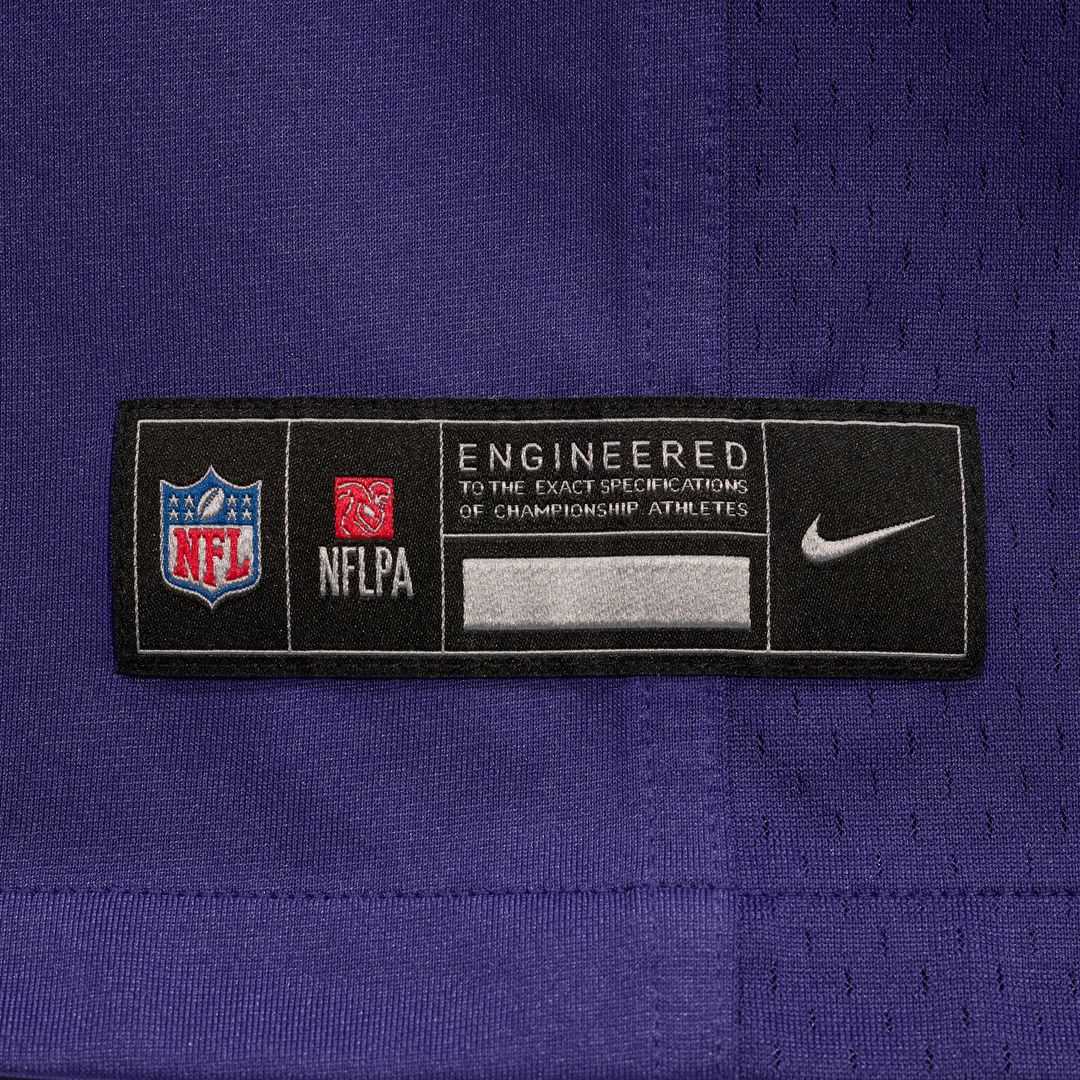 Zay Flowers Baltimore Ravens Nike Game Jersey - Purple
