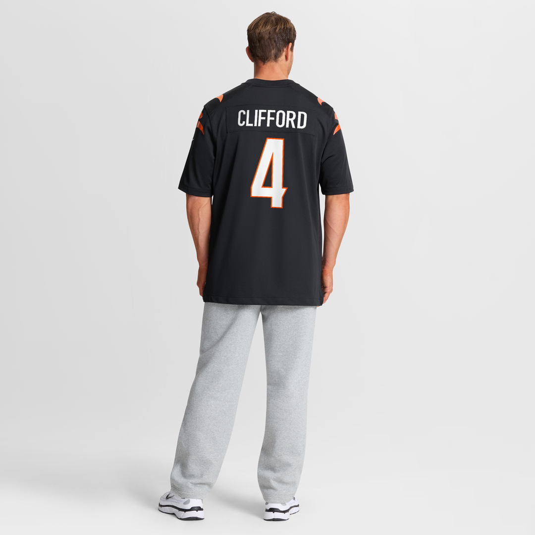 Sean Clifford Cincinnati Bengals Nike Team Game Jersey - Black