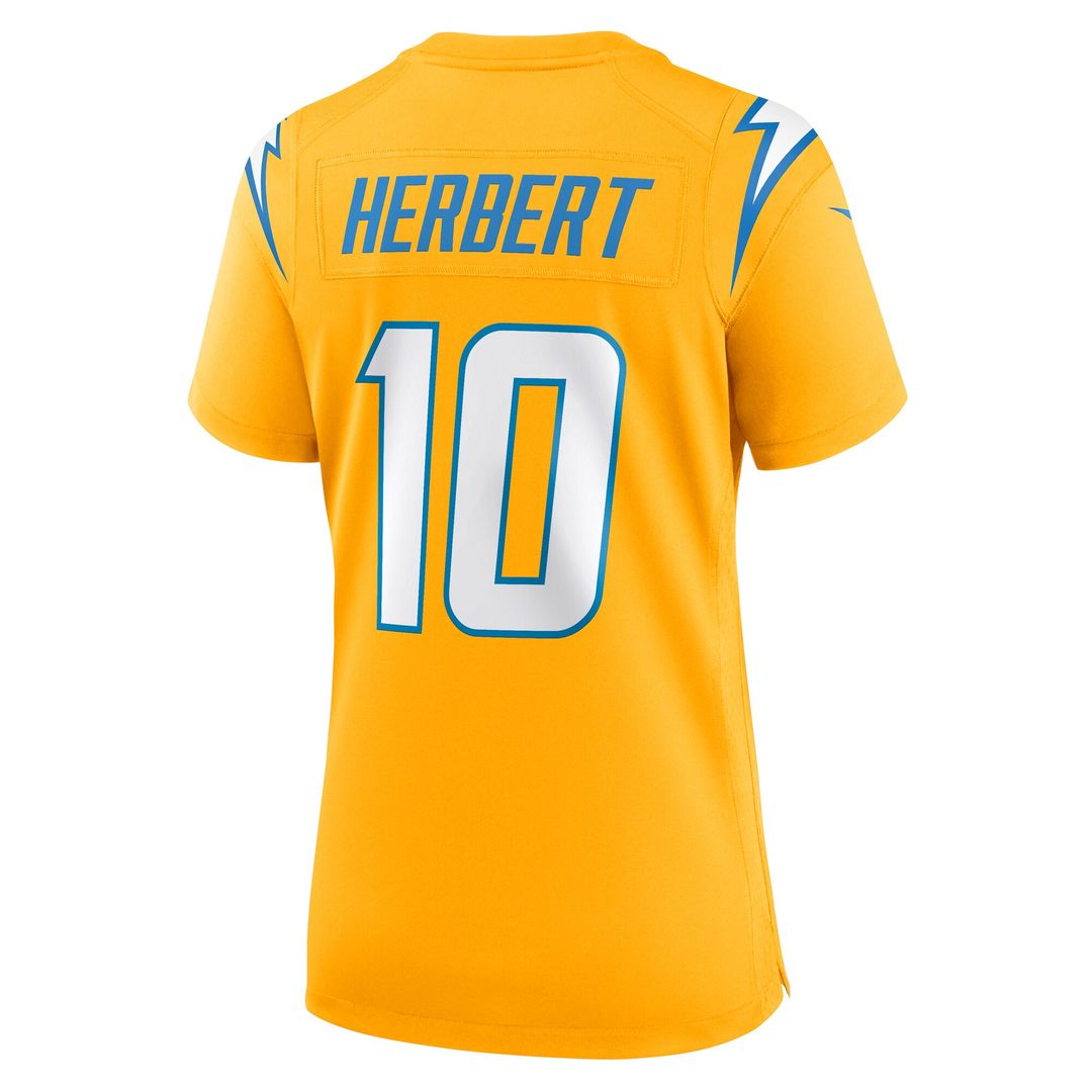 Justin Herbert Los Angeles Chargers Nike Women's Alternate Super Chargers Game Jersey - Navy