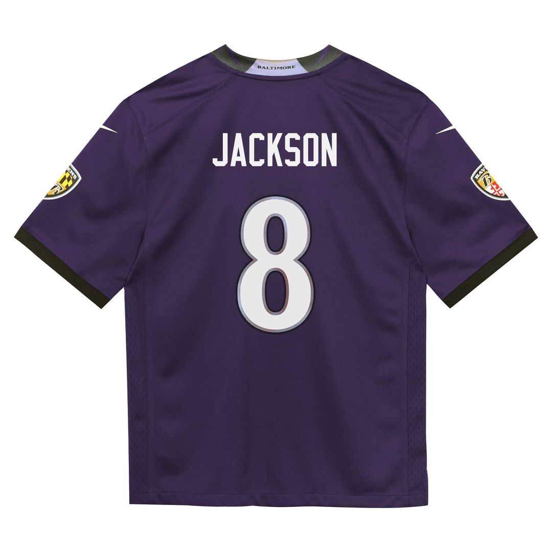 Lamar Jackson Baltimore Ravens Nike Infant Team Game Jersey - Purple
