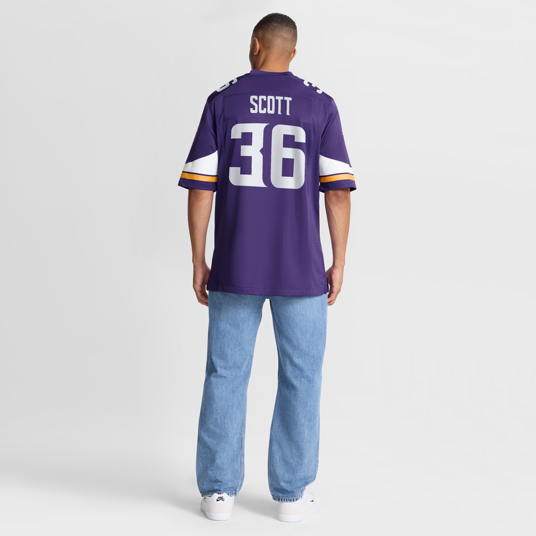 Zavier Scott Minnesota Vikings Nike Team Game Jersey - Purple