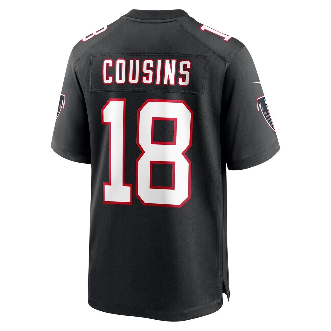 Kirk Cousins Atlanta Falcons Nike Youth Game Jersey - Black