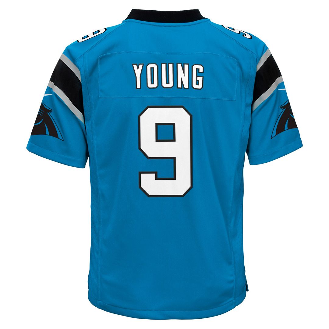 Bryce Young Carolina Panthers Nike Youth Game Jersey - Black