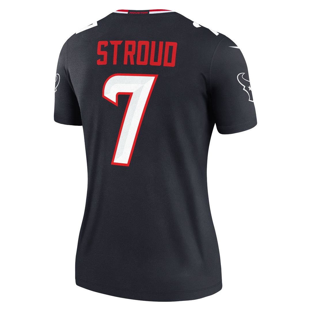 C.J. Stroud Houston Texans Nike Women's Legend Player Performance Top - Navy