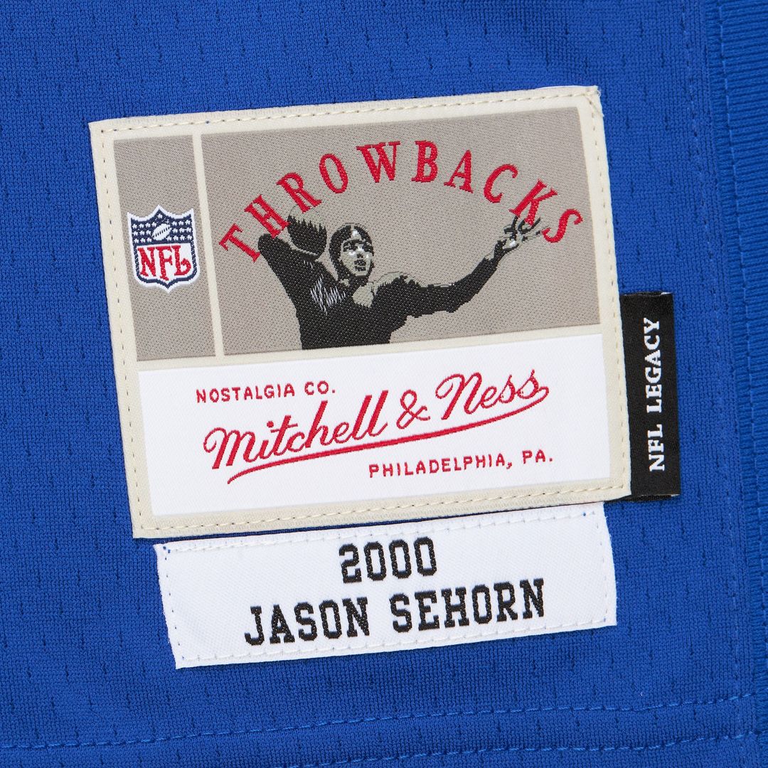 Jason Sehorn New York Giants Mitchell & Ness 2000 Legacy Replica Jersey - Royal