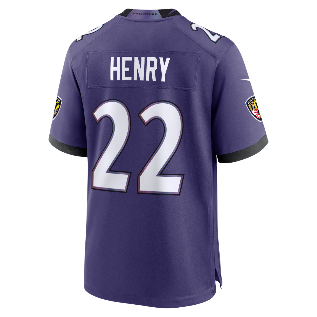 Derrick Henry Baltimore Ravens Nike Team Game Jersey - Purple