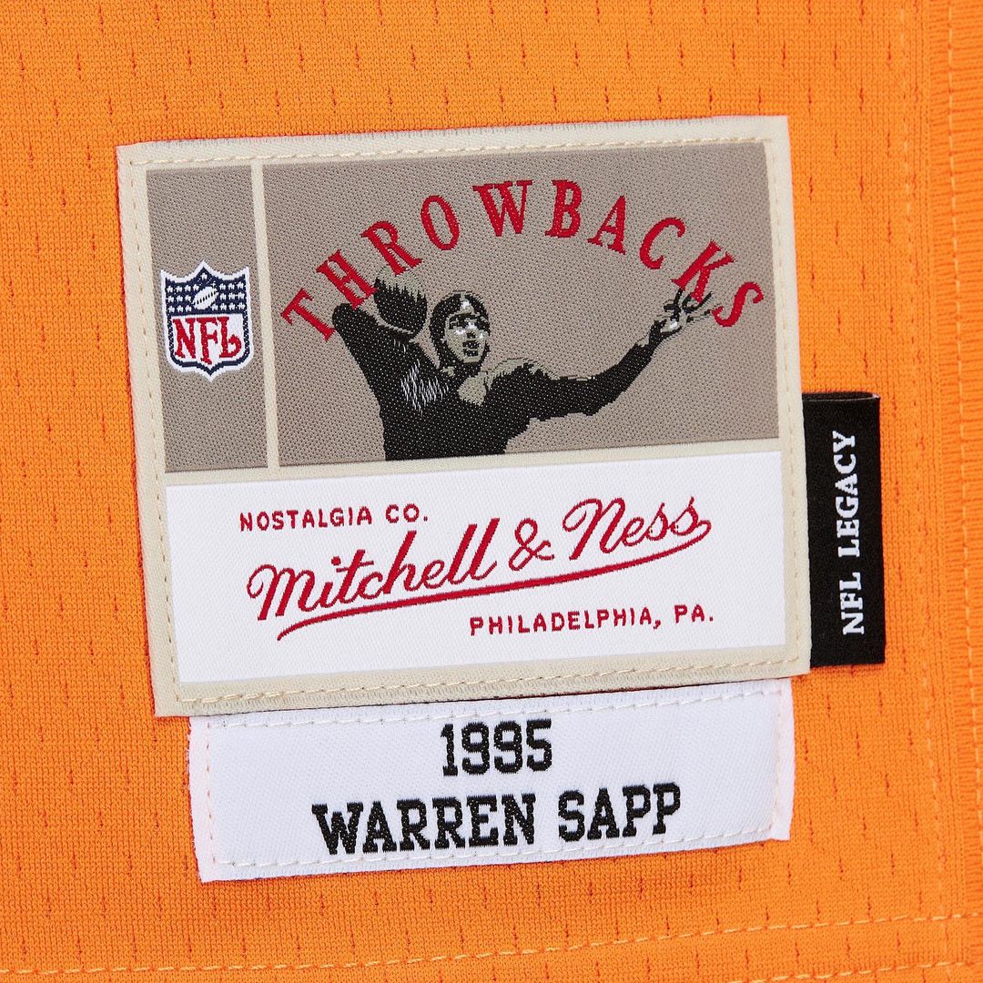 Warren Sapp Tampa Bay Buccaneers Mitchell & Ness 2002 Legacy Replica Jersey - Red