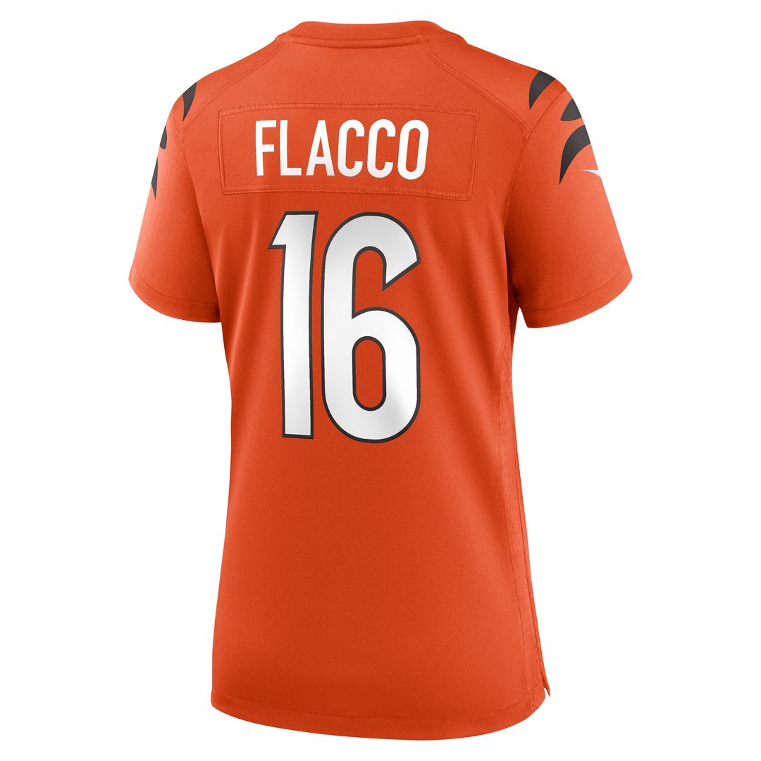 Joe Flacco Cincinnati Bengals Nike Women's Alternate Game Jersey - Orange