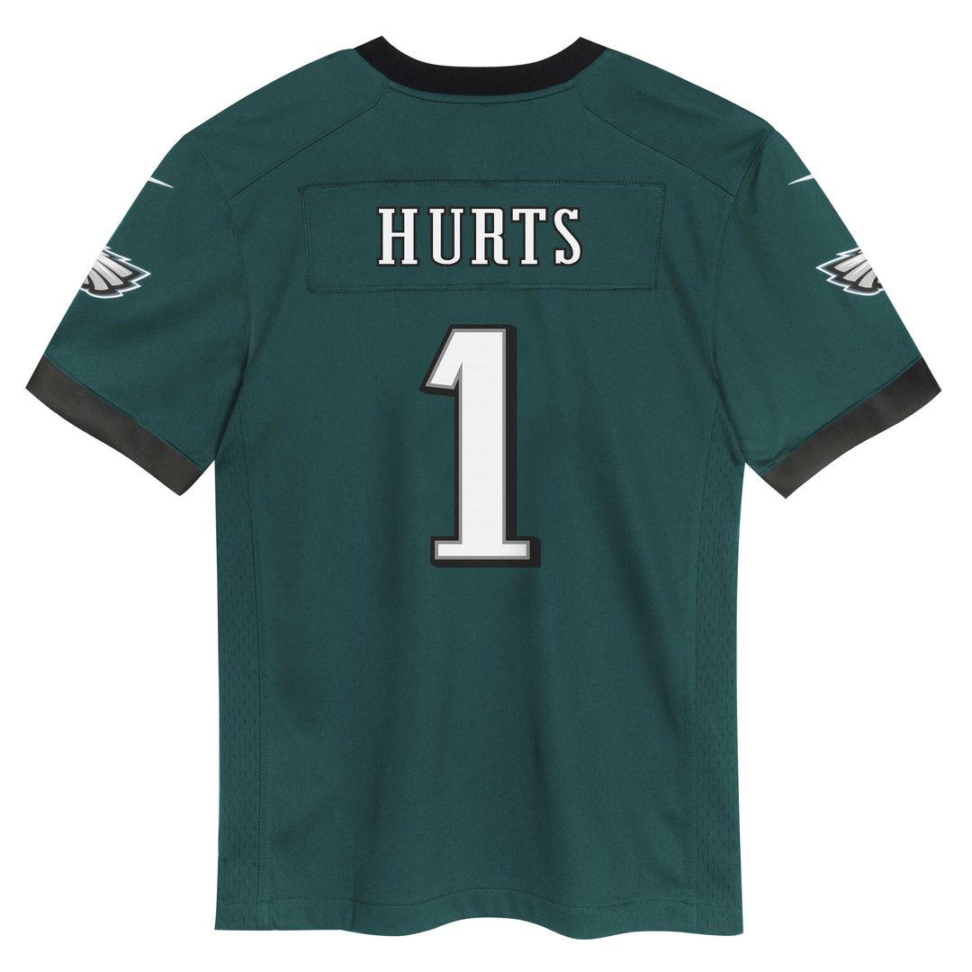 Jalen Hurts Philadelphia Eagles Nike Preschool Team Game Jersey - Midnight Green