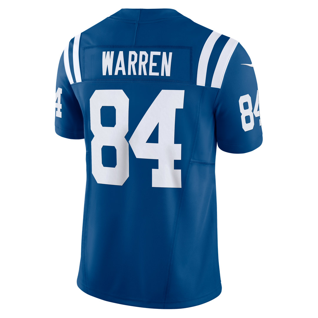 Tyler Warren Indianapolis Colts Nike Team Vapor F.U.S.E. Limited Jersey - Royal