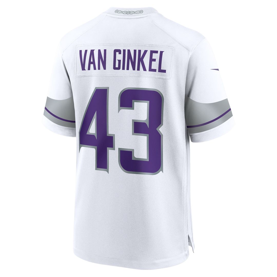 Andrew Van Ginkel Minnesota Vikings Nike Team Game Jersey - Purple