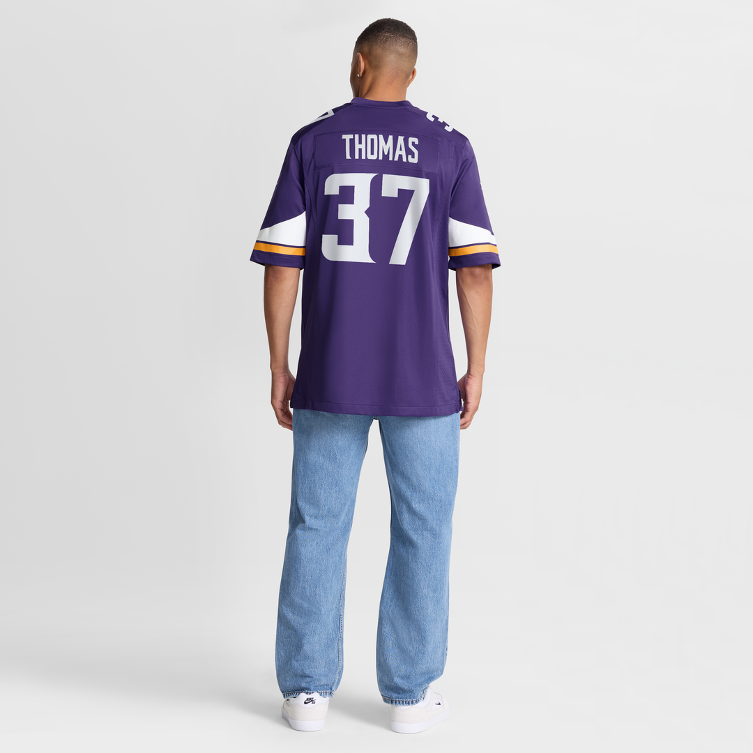 Tavierre Thomas Minnesota Vikings Nike Team Game Jersey - Purple