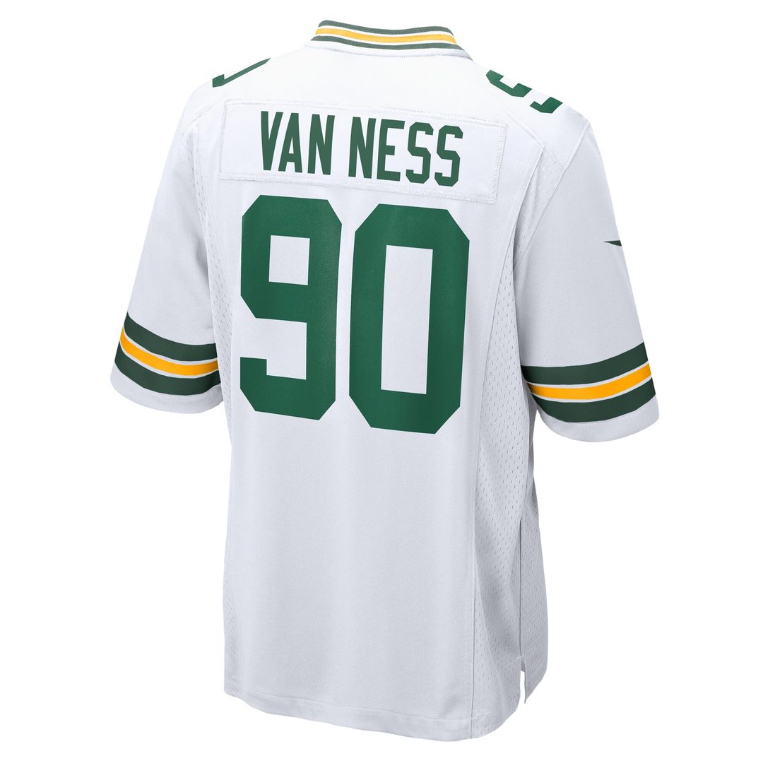 Lukas Van Ness Green Bay Packers Nike Game Jersey - White