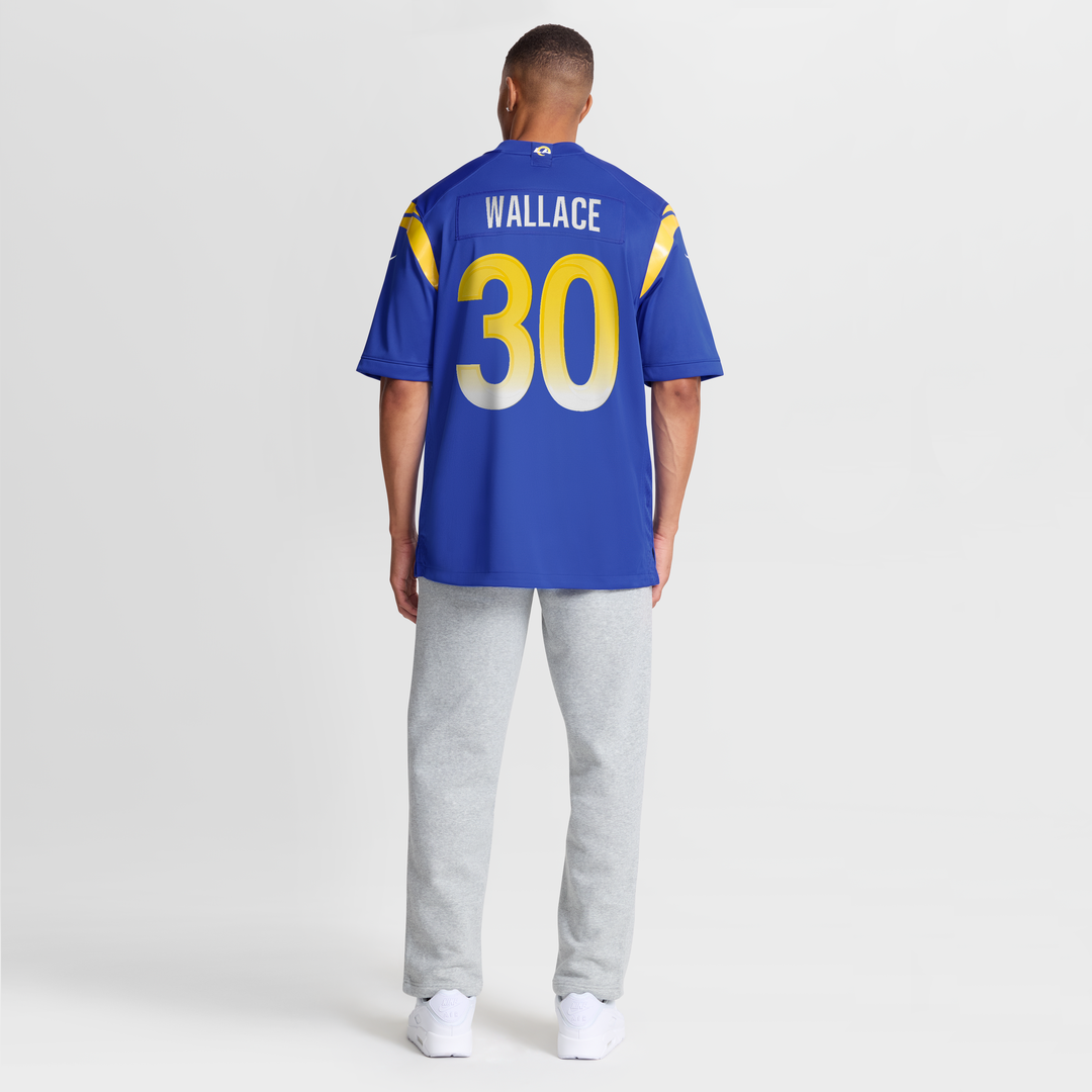 Josh Wallace Los Angeles Rams Nike Game Jersey - Royal