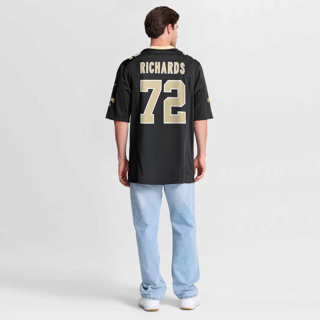 Asim Richards New Orleans Saints Nike Team Game Jersey - Black