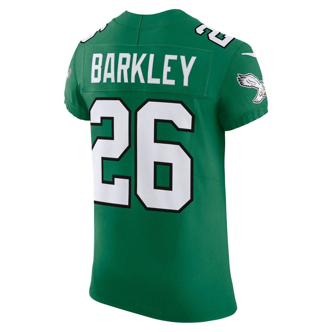 Saquon Barkley Philadelphia Eagles Nike Alternate Vapor F.U.S.E. Elite Jersey - Black