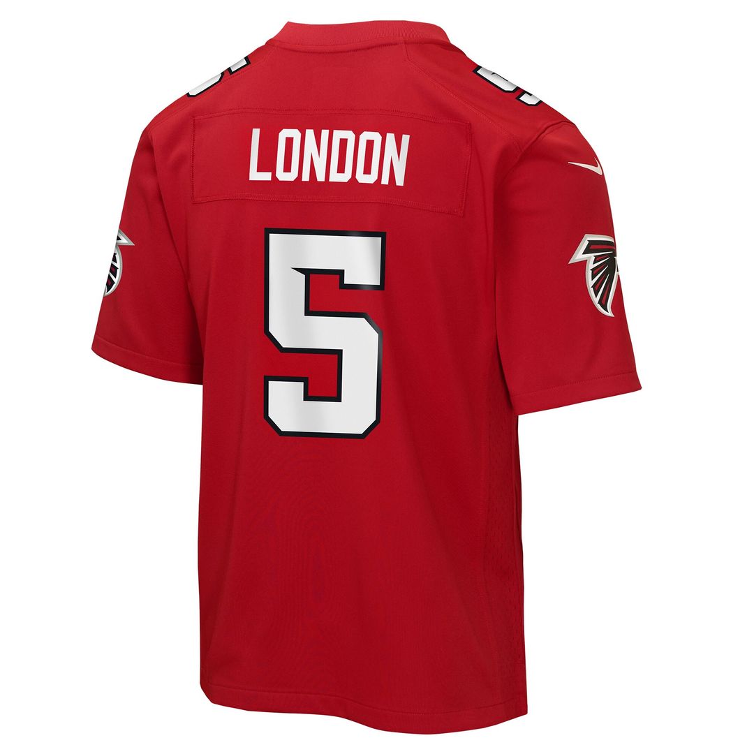 Drake London Atlanta Falcons Nike Youth Game Jersey - Red