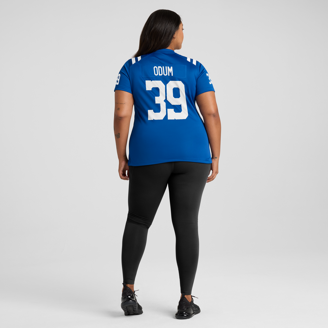 George Odum Indianapolis Colts Nike Women's Team Game Jersey - Royal