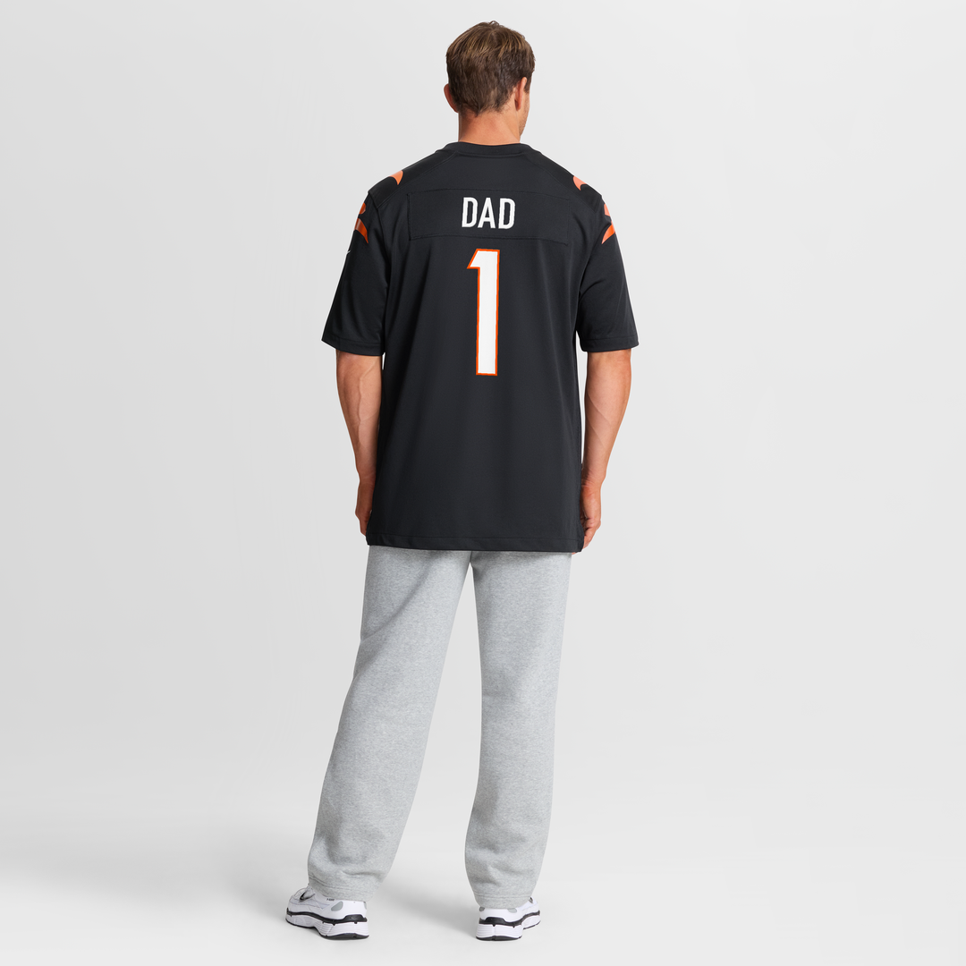 Number 1 Dad Cincinnati Bengals Nike Game Jersey - Black
