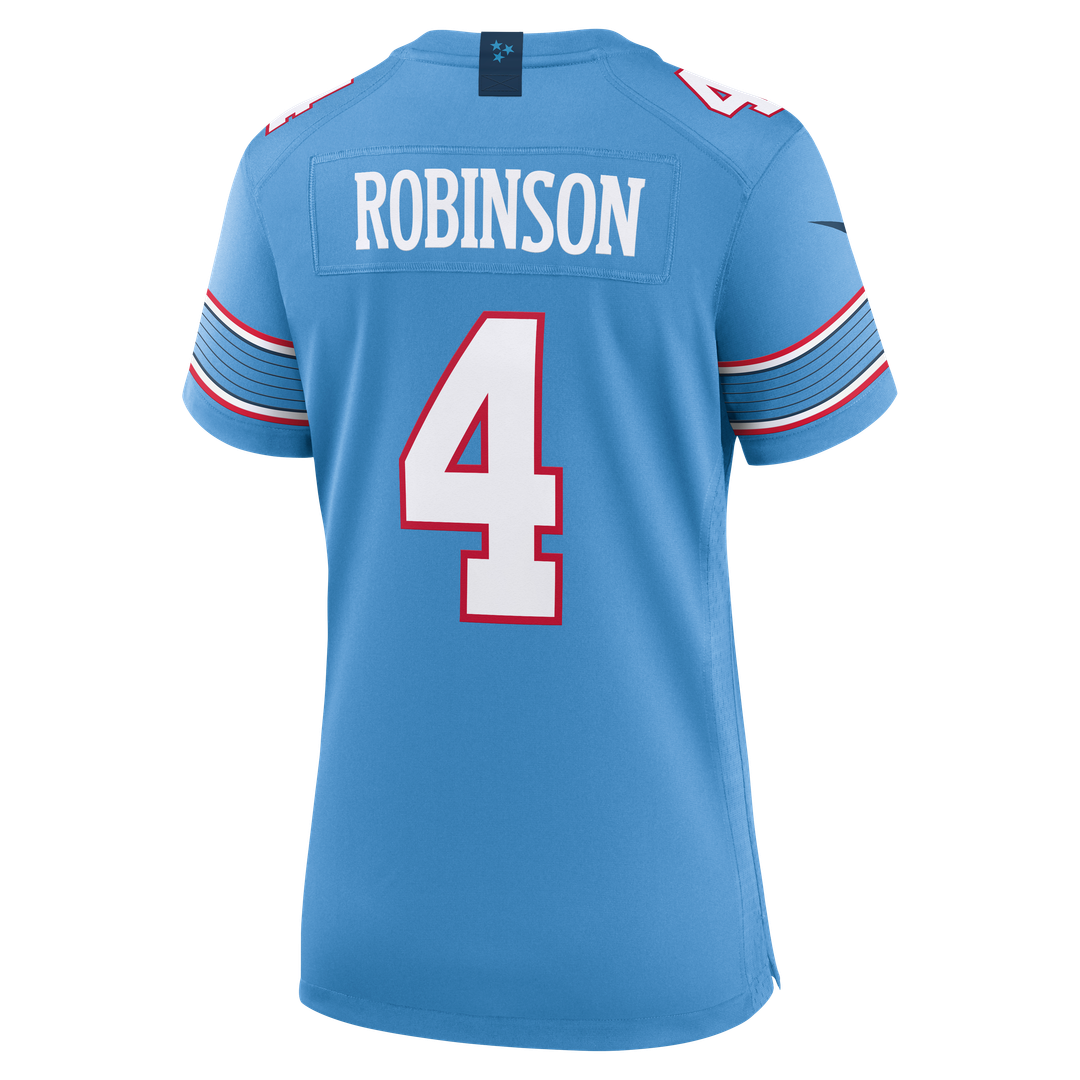Wan'Dale Robinson Tennessee Titans Nike Women's Team Game Jersey - Light Blue