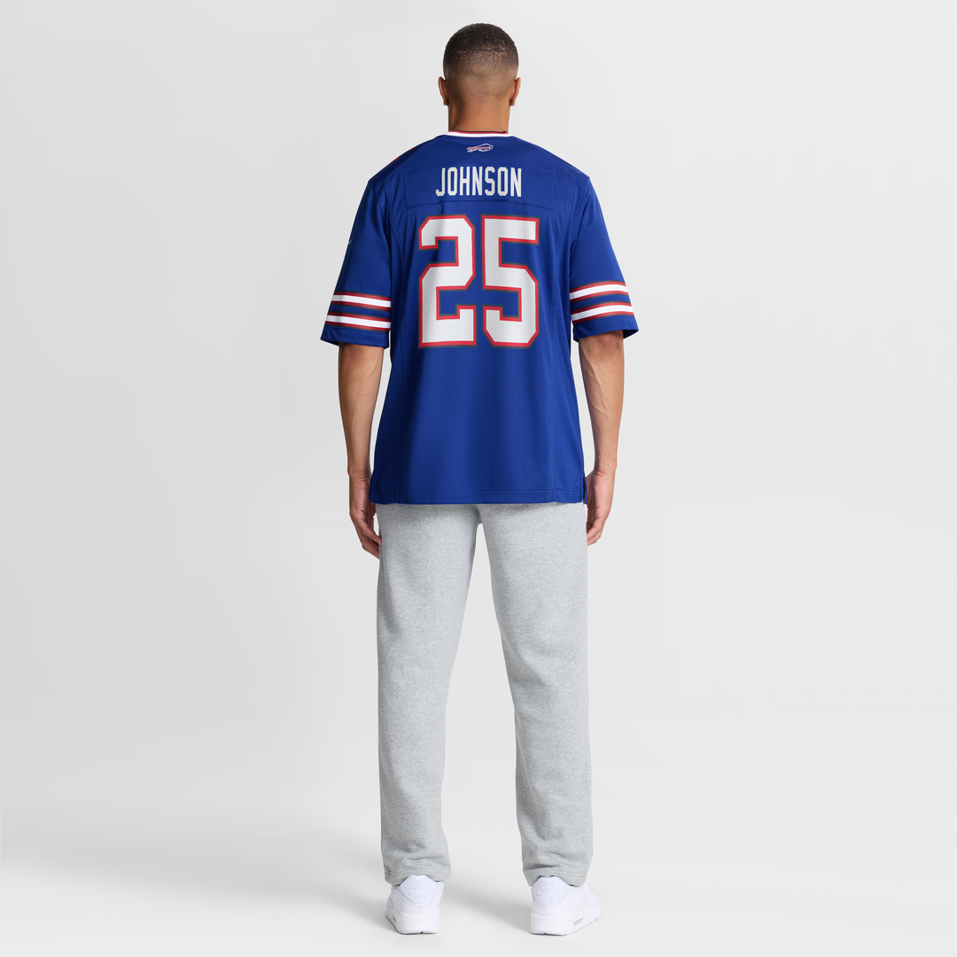 Ty Johnson Buffalo Bills Nike Team Game Jersey - Royal