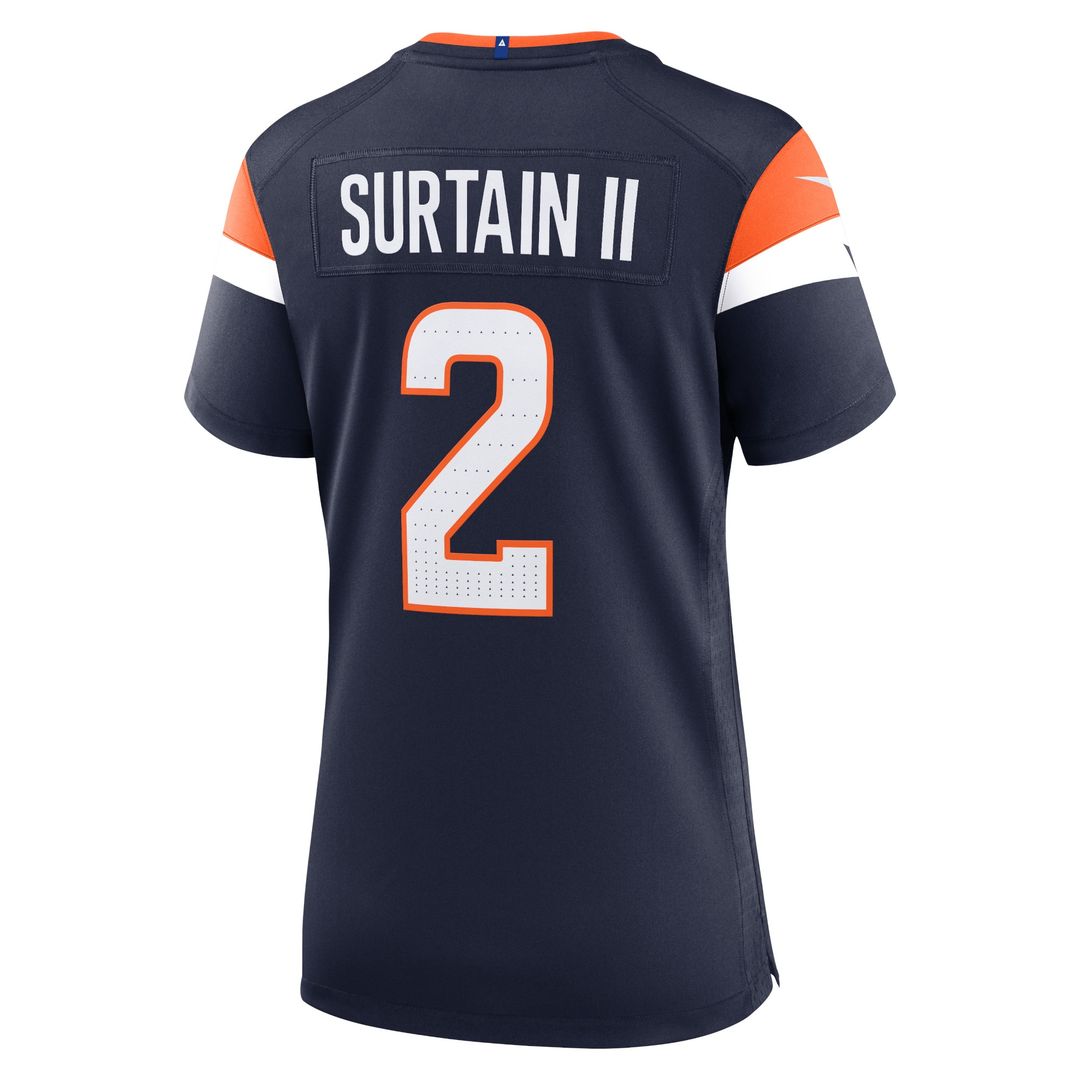 Patrick Surtain II Denver Broncos Nike Women's Team Game Jersey - Orange