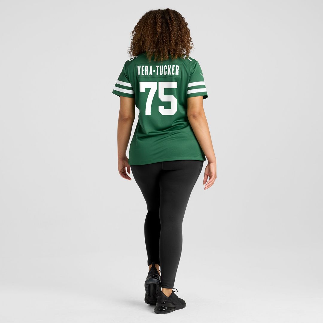 Alijah Vera-Tucker New York Jets Nike Women's Game Jersey - Legacy Green