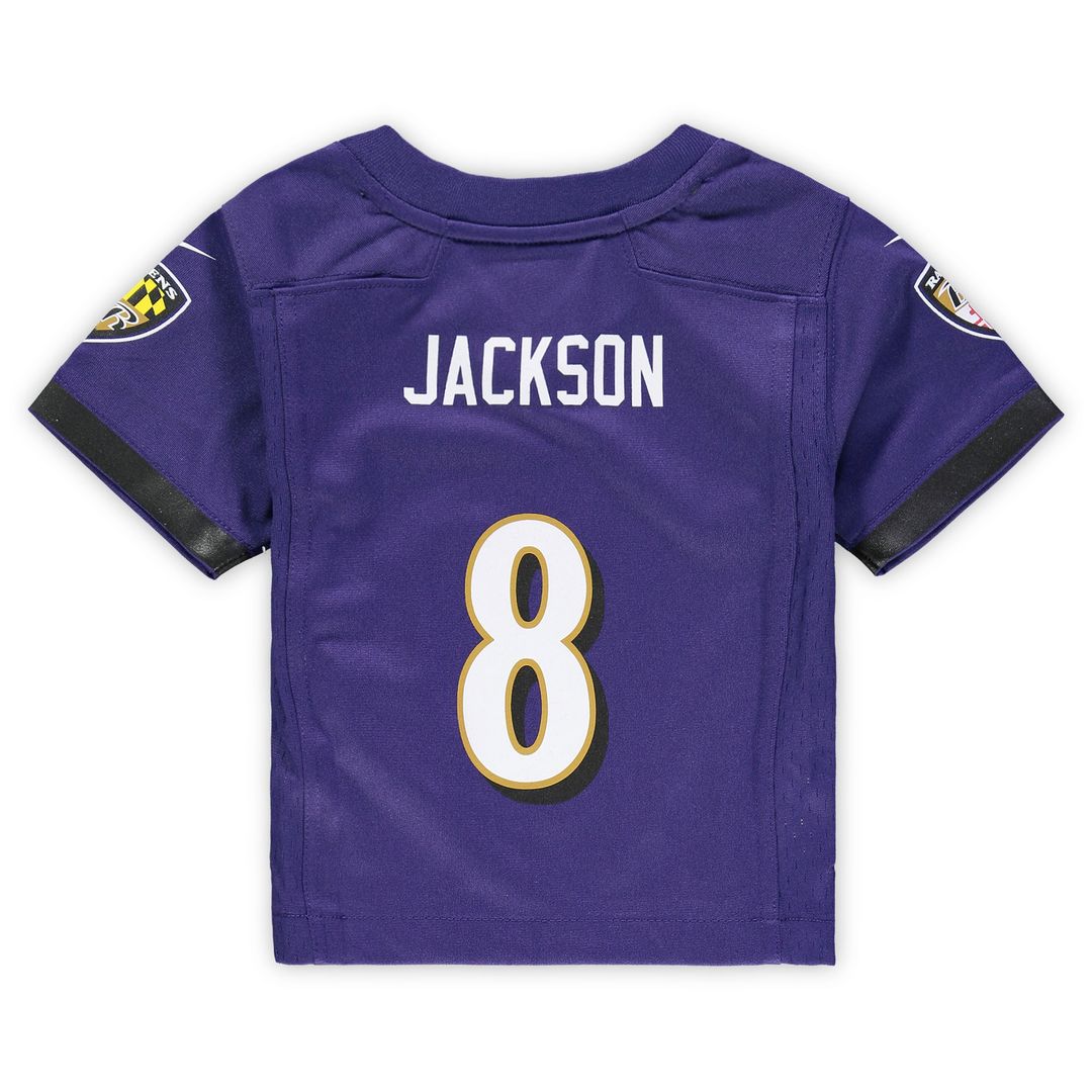 Lamar Jackson Baltimore Ravens Nike Infant Team Player Game Jersey - Purple