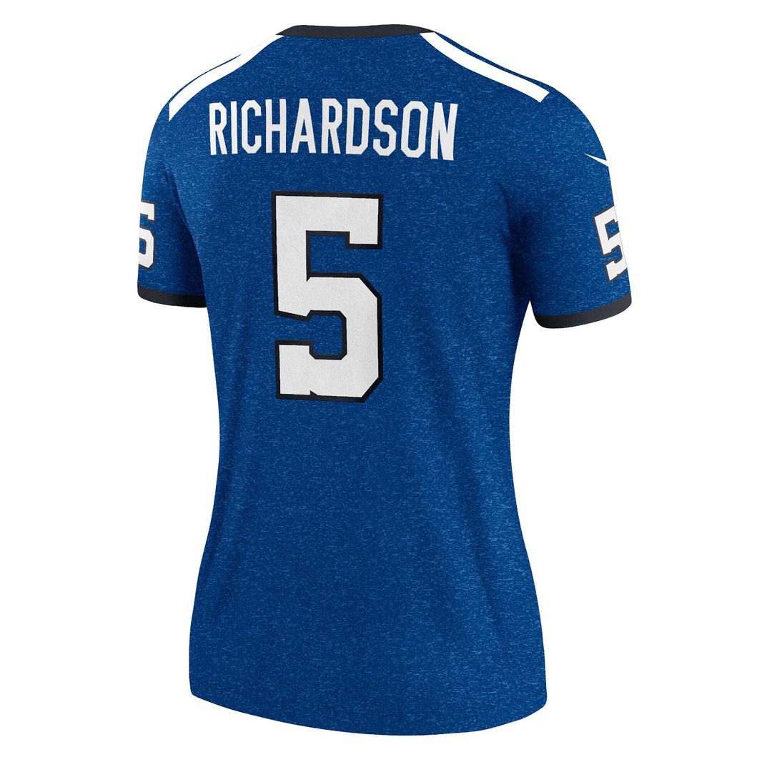 Anthony Richardson Indianapolis Colts Nike Women's Alternate Legend Player Performance Top - Royal