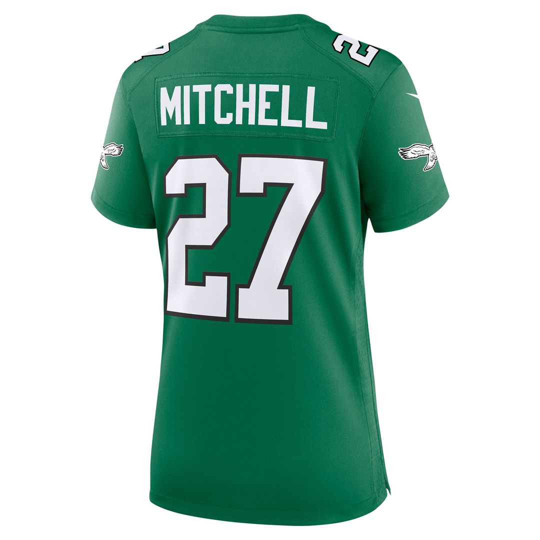Quinyon Mitchell Philadelphia Eagles Nike Women's Alternate Game Jersey - Kelly Green