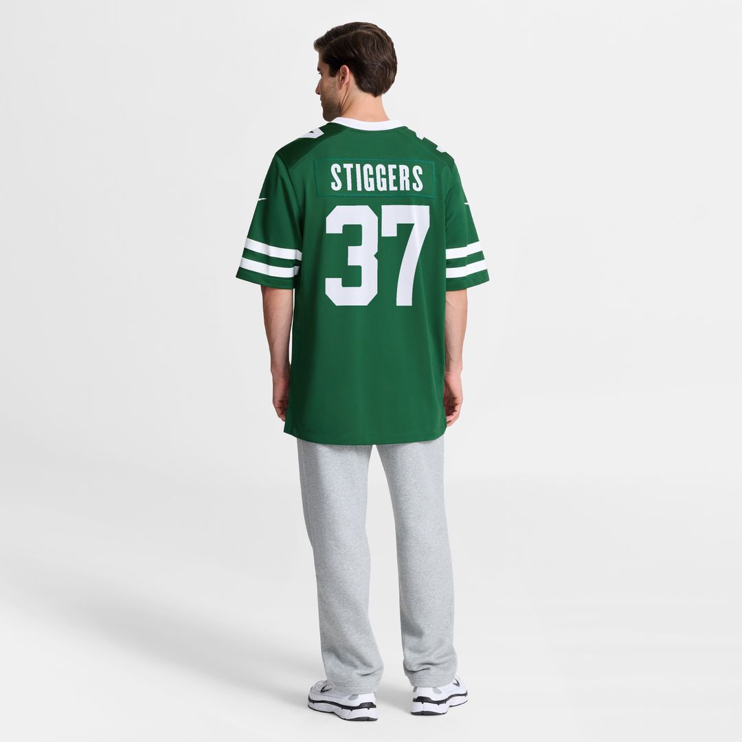 Qwan'tez Stiggers New York Jets Nike Team Game Jersey - Legacy Green