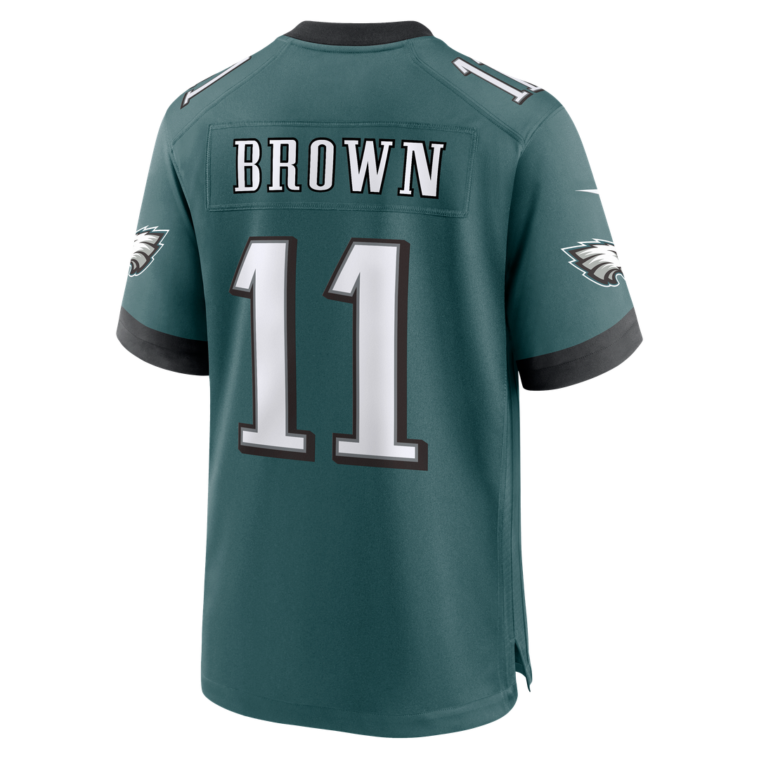A.J. Brown Philadelphia Eagles Nike Team Game Jersey - Midnight Green