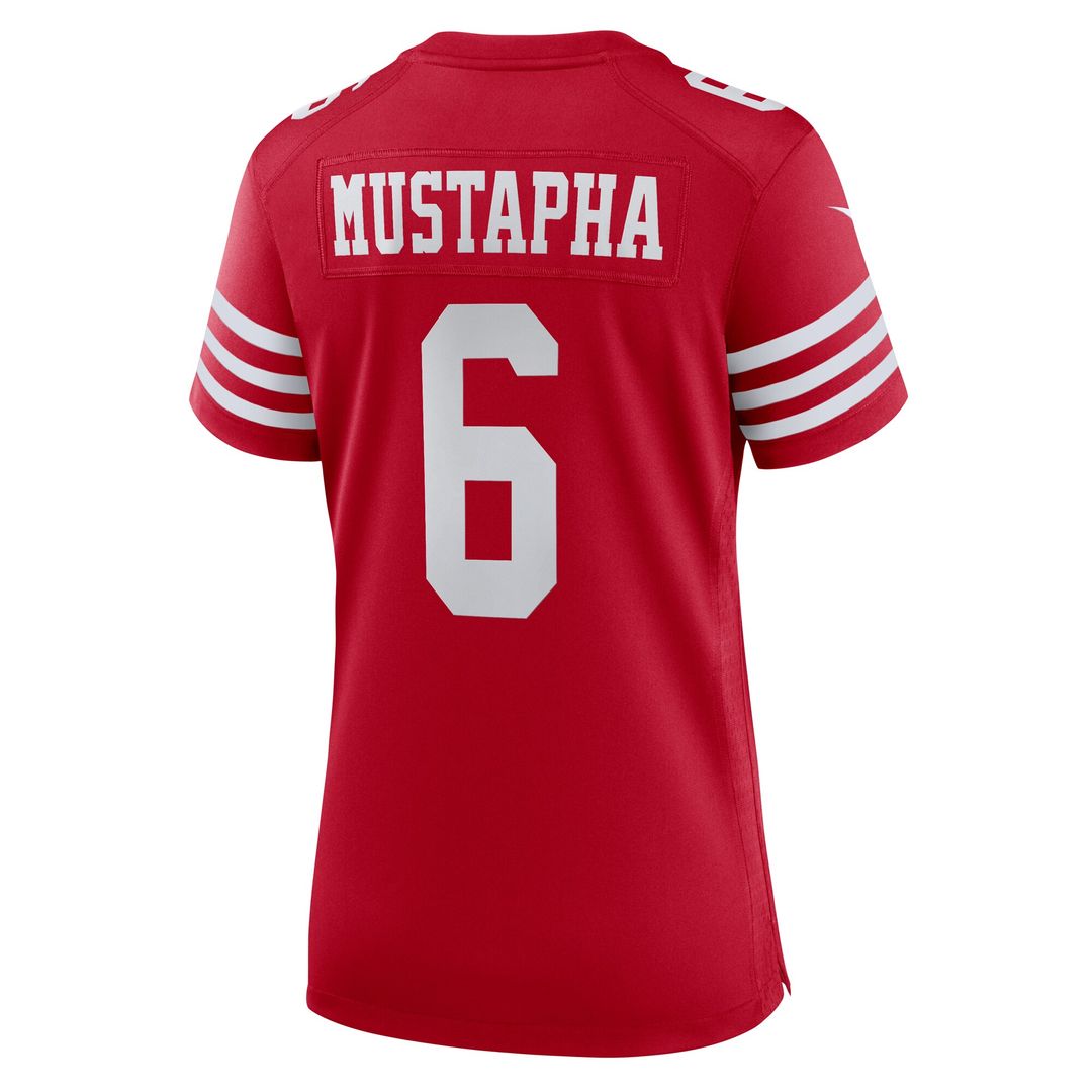 Malik Mustapha San Francisco 49ers Nike Women's Team Game Jersey - Scarlet