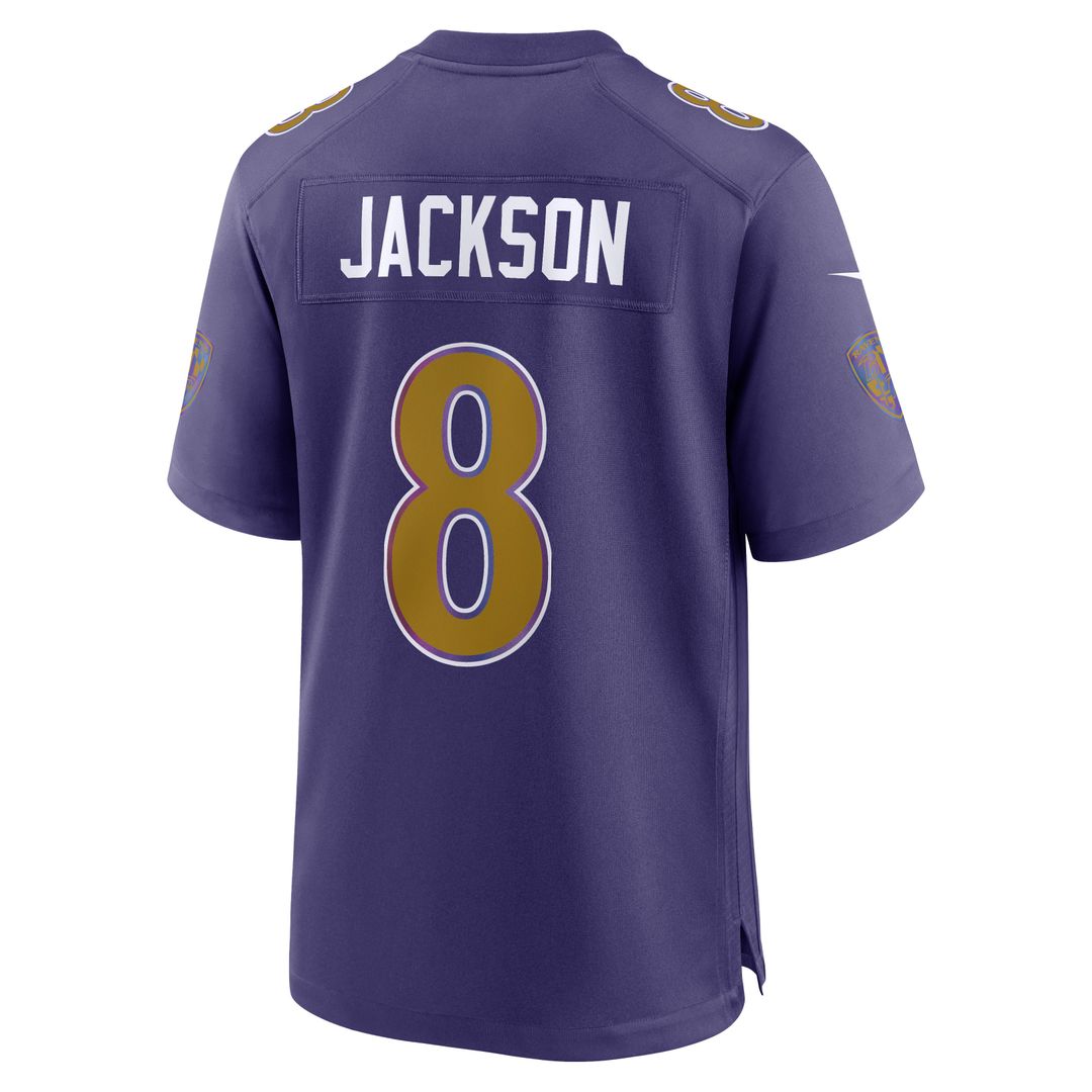 Lamar Jackson Baltimore Ravens Nike Game Jersey - White