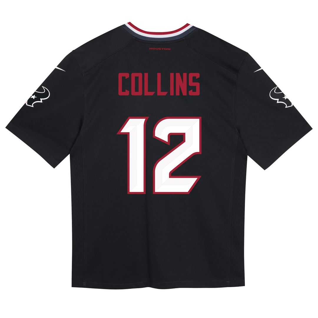 Nico Collins Houston Texans Nike Preschool Team Player Game Jersey - Navy