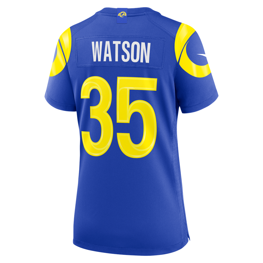 Jaylen Watson Los Angeles Rams Nike Women's Team Game Jersey - Royal