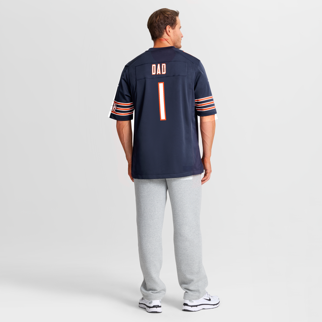 Number 1 Dad Chicago Bears Nike Game Jersey - Navy
