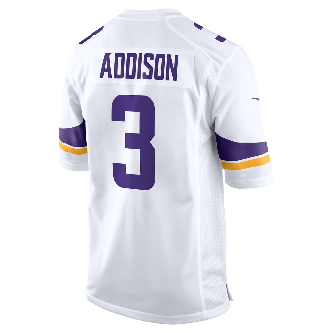 Jordan Addison Minnesota Vikings Nike Alternate Game Jersey - Purple