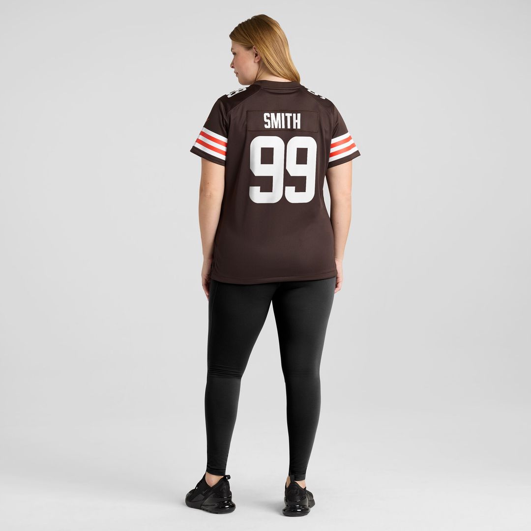 Za'Darius Smith Cleveland Browns Nike Women's Team Game Jersey - Brown