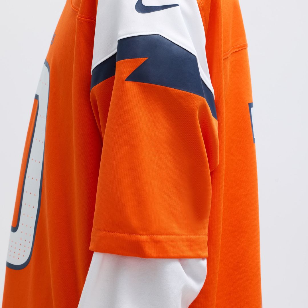 Bo Nix Denver Broncos Nike Alternate Game Jersey - Navy