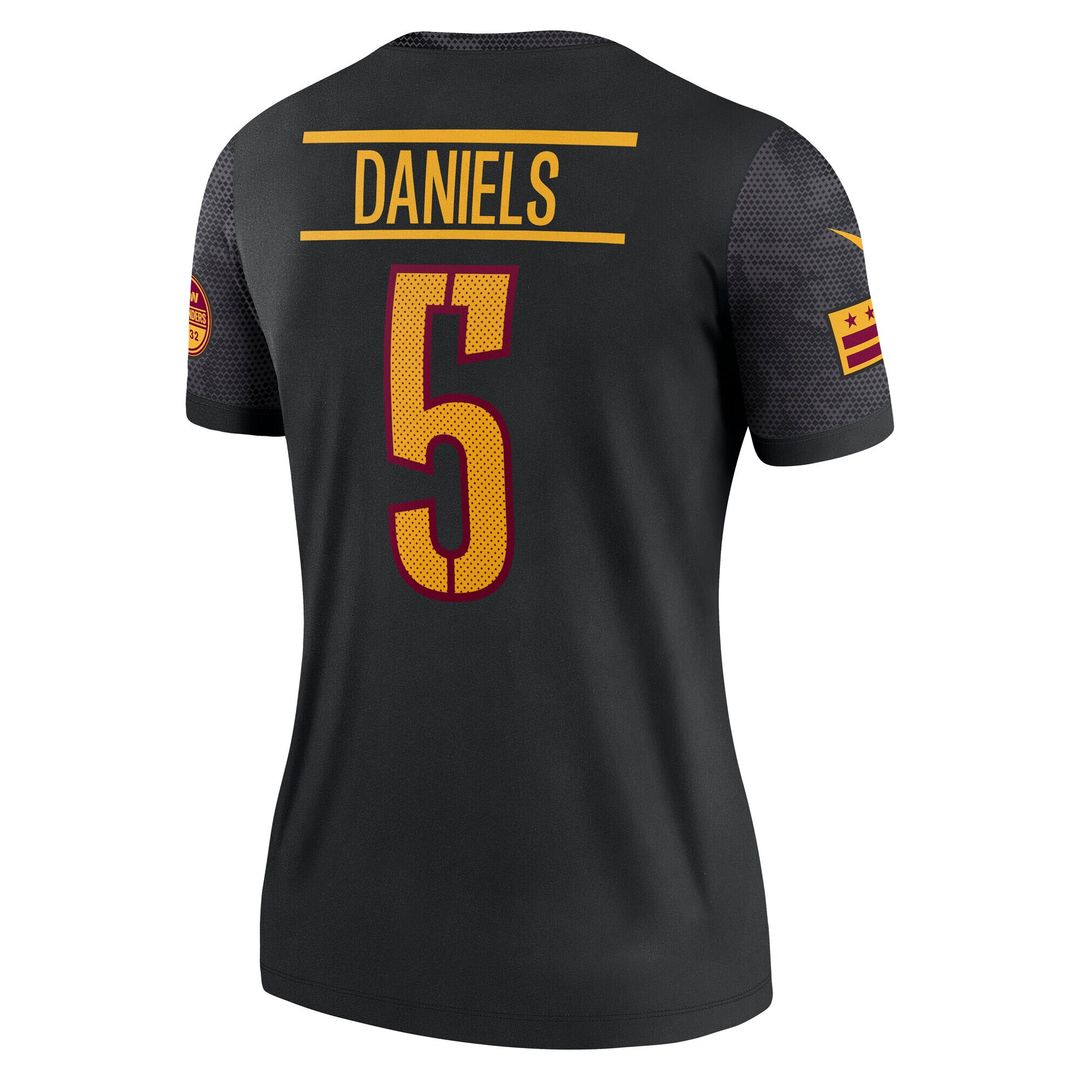 Jayden Daniels Washington Commanders Nike Women's Legend Player Performance Top - Burgundy
