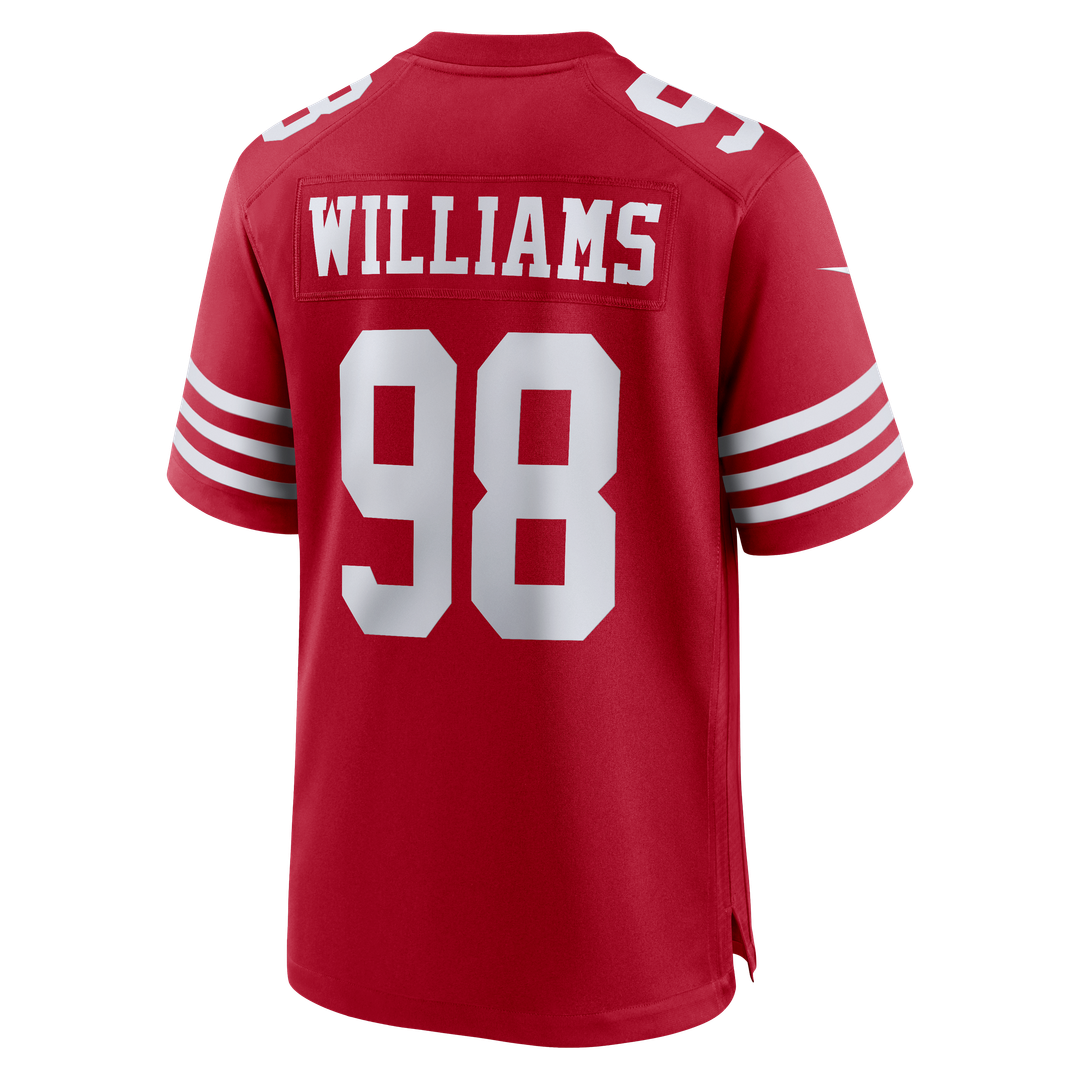 Mykel Williams San Francisco 49ers Nike Game Player Jersey - Scarlet