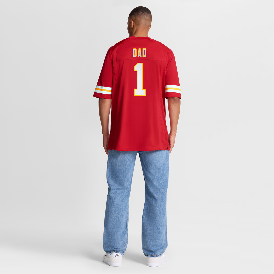 Number 1 Dad Kansas City Chiefs Nike Game Jersey - Red