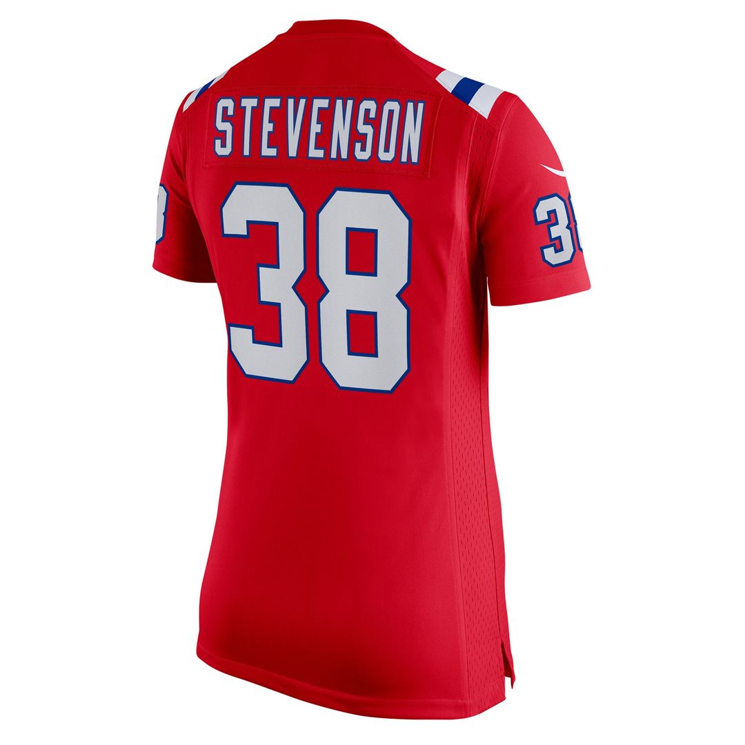 Rhamondre Stevenson New England Patriots Nike Women's Team Game Jersey - Red