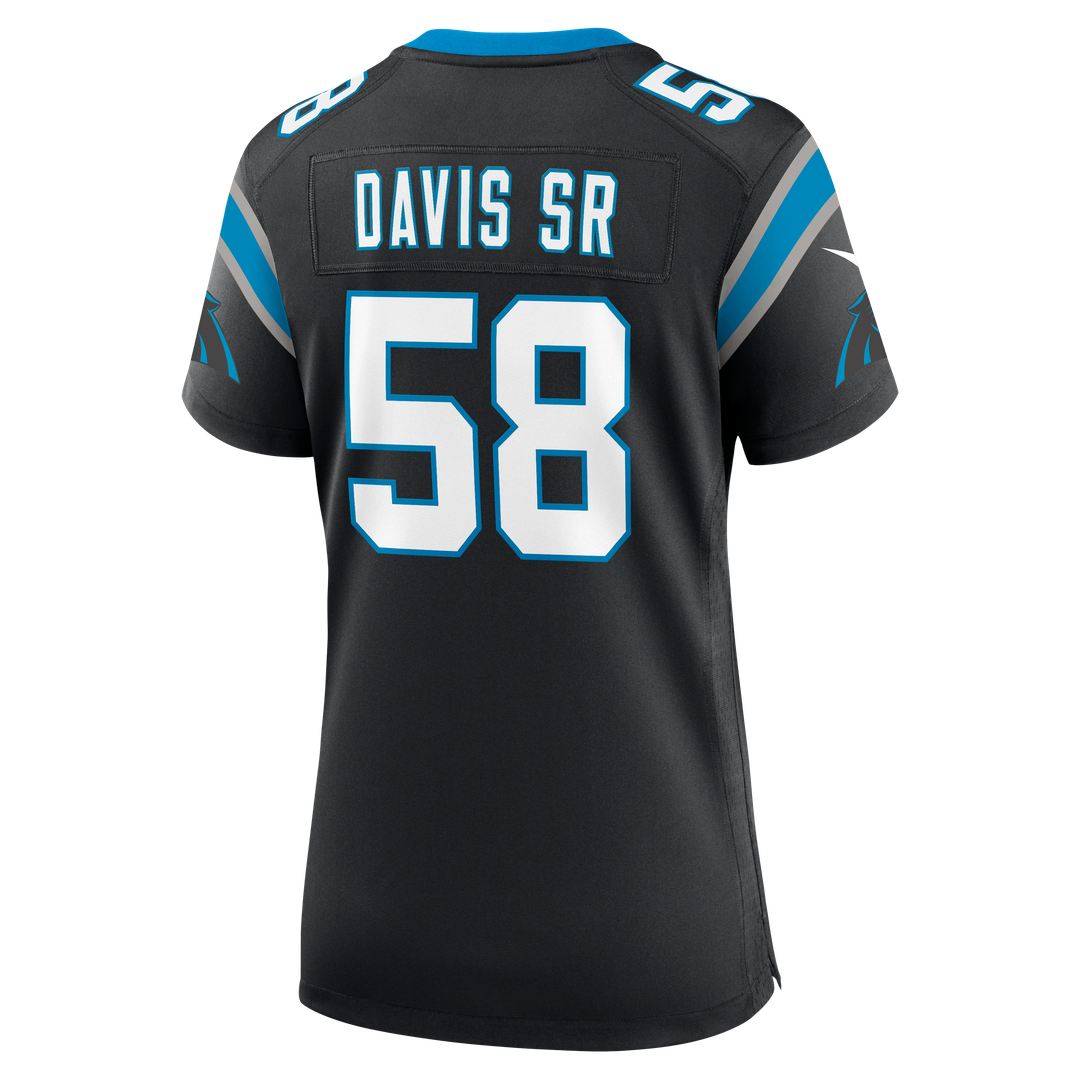 Thomas Davis Sr. Carolina Panthers Nike Women's Team Retired Game Jersey - Black