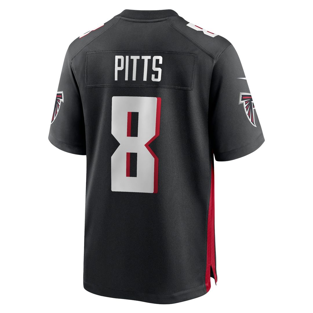 Kyle Pitts Sr. Atlanta Falcons Nike Youth Game Jersey - Black