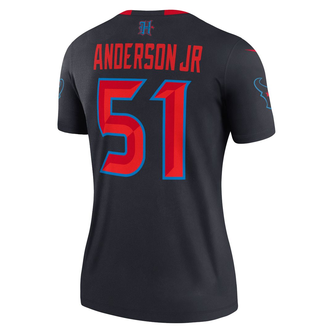 Will Anderson Jr. Houston Texans Nike Women's Alternate Legend Player Performance Top - Red